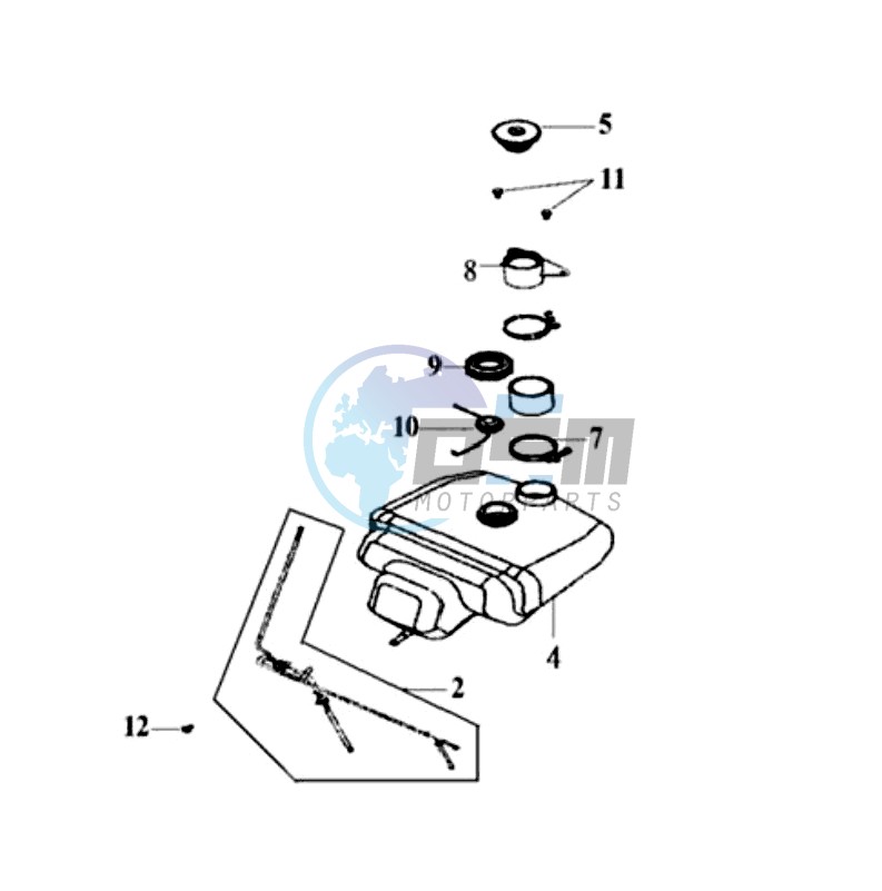 FUEL TANK - FUEL CUT