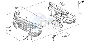 SK50M drawing REAR COMBINATION DUMMY