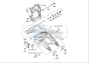 ZX-10R NINJA - 1000 cc (EU) drawing SWING ARM