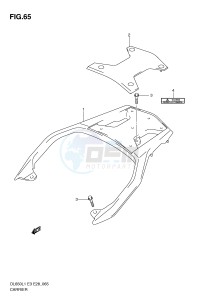 DL650 (E3) V-Strom drawing CARRIER (DL650L1 E33)