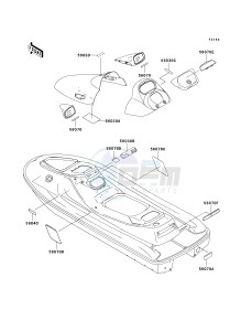 JT 900 B [900 STS] (B3-B4) [900 STS] drawing LABELS