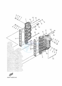 XF375NSA drawing EXHAUST-1