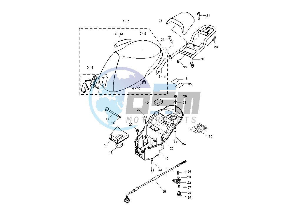 SEAT- CARRIER