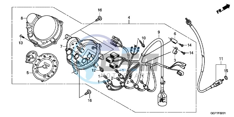 SPEEDOMETER (NSC502WH/ T2)