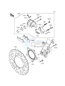 NINJA 300 ABS EX300BEFA XX (EU ME A(FRICA) drawing Front Brake