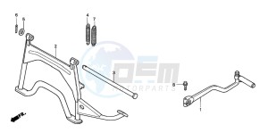 SCV100F LEAD drawing KICK STARTER ARM/STAND