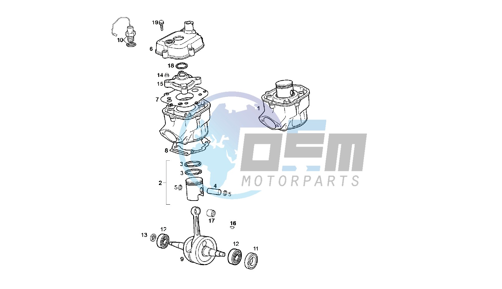 CRANKSHAFT - CYLINDER