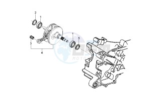 LX 2T 50 drawing Crankshaft