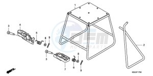 CRF150RB9 ED / T19 2ED drawing STAND/STEP