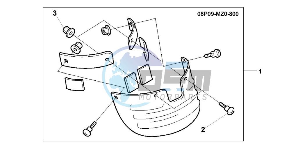 RR,MUDGUARD EXTENSIO