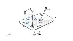 MAXSYM 600 I ABS EXECUTIVE (LX60A3-EU) (E4) (L7-M0) drawing LUGGACE CARRIER