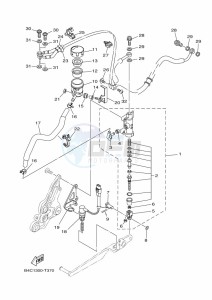 MT-07 ABS MTN690-A (B4CH) drawing REAR MASTER CYLINDER