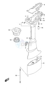 DF 4A drawing Drive Shaft Housing