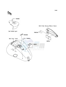 VN2000 VN2000-A2H GB XX (EU ME A(FRICA) drawing Labels