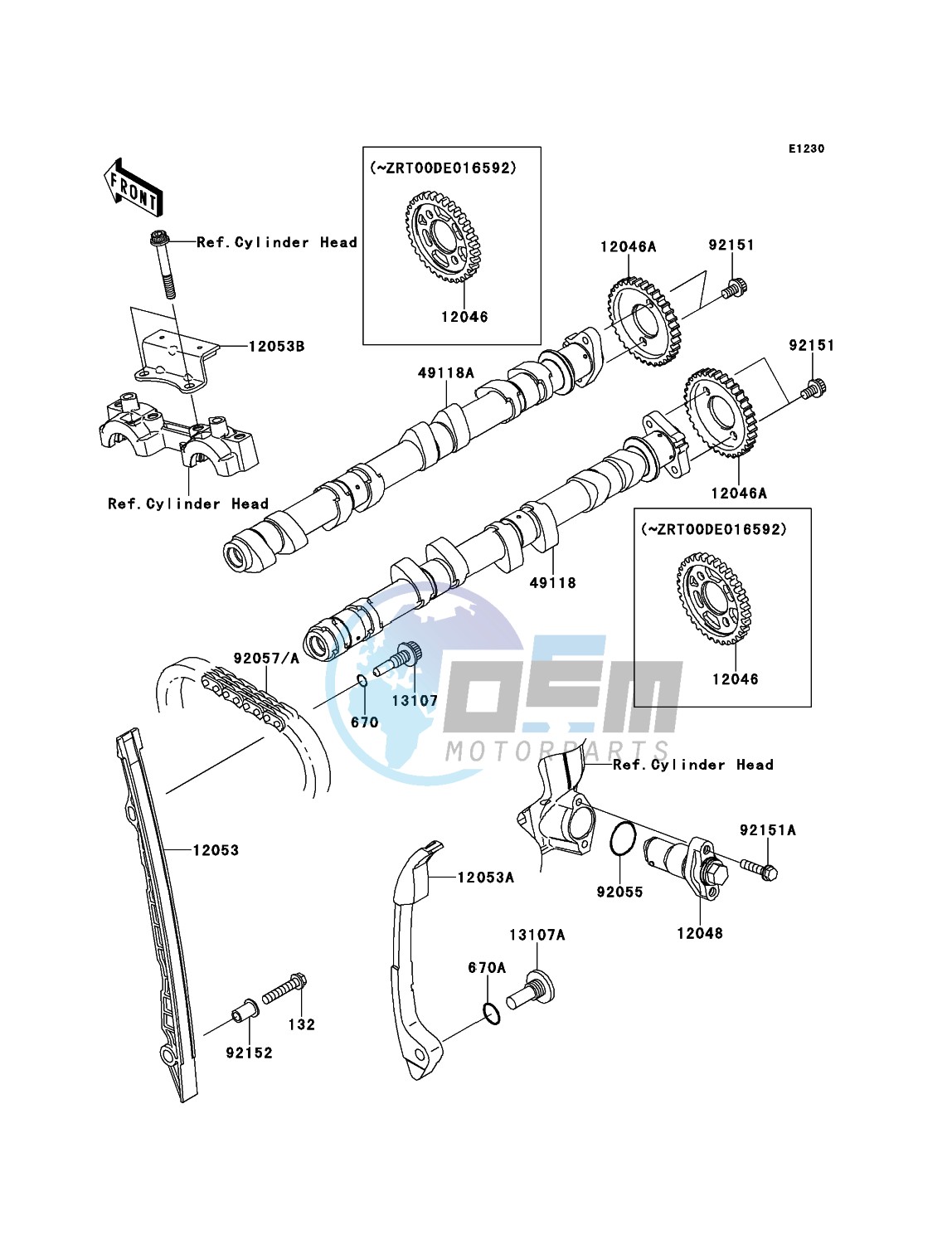 Camshaft(s)/Tensioner