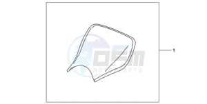 CBR1000RA9 UK - (E / ABS MKH) drawing E-SEAT