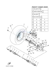 YXZ1000E YXZ10YMXH YXZ1000R EPS (2HCC) drawing REAR WHEEL 2