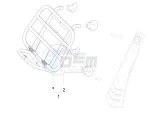 PRIMAVERA 150 4T 3V IE ABS-NOABS E3-E4 (EMEA, LATAM, APAC) drawing Front luggage rack