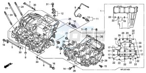 CBR1000RR9 BR / HRC MME - (BR / HRC MME) drawing CRANKCASE