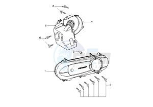 LUDIX 10 TREND – SNAKE - 50 cc drawing CRANKCASE COVER