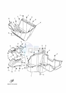 YXZ1000E YXZ1000R SS (B5JF) drawing STAND & FOOTREST