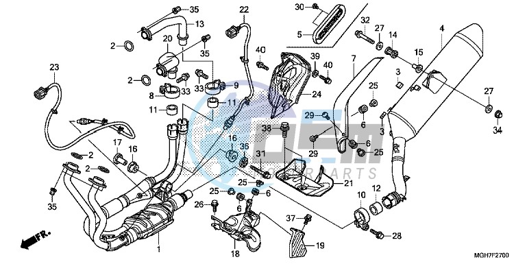 EXHAUST MUFFLER