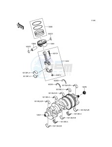 ZZR1400 ABS ZX1400FFFA FR GB XX (EU ME A(FRICA) drawing Crankshaft/Piston(s)