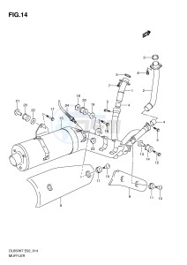 DL650 (E2) V-Strom drawing MUFFLER