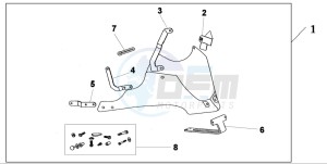 CB600F2 HORNET S drawing UNDERCOWL BELLY PAN