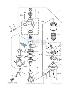 F225B drawing STARTER-MOTOR