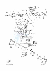 YFM700FWAD GRIZZLY 700 EPS (BLTU) drawing STEERING