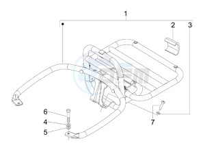 GTV 250 ie USA drawing Rear luggage rack