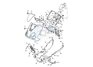 YP E MAJESTY 125 drawing FRONT BODY