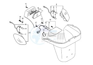 X9 500 drawing Tail lamp