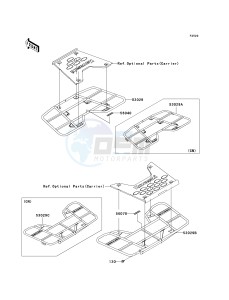 KVF 650 A [PRAIRIE 650 4X4] (A2) [PRAIRIE 650 4X4] drawing CARRIER-- S- -