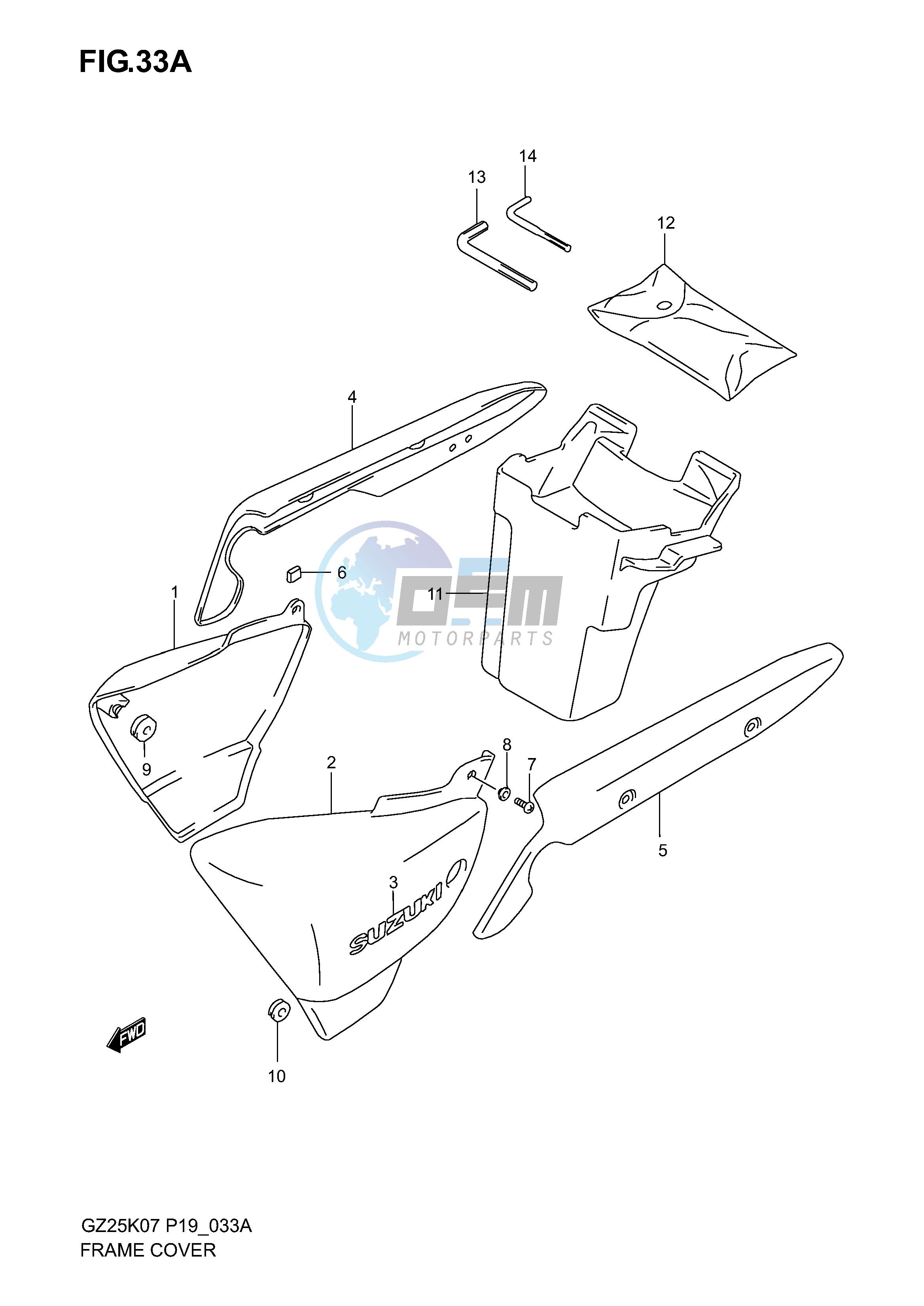 FRAME COVER (MODEL K7)