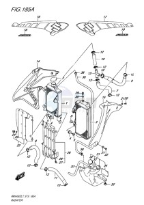 RMX450 drawing RADIATOR