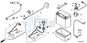 TRX500FPEC drawing BATTERY