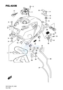 GSX-S125 MLX drawing FUEL TANK (GSX-S125MLXL8 P21)