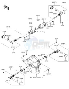 VULCAN S ABS EN650DHF XX (EU ME A(FRICA) drawing Turn Signals