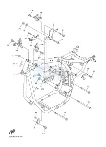 XVS950CU XVS950 XV950 R-SPEC (2DE3) drawing FRAME