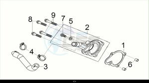 CRUISYM 125 (LV12W3-EU) (M2) drawing WATER PUMP COVER