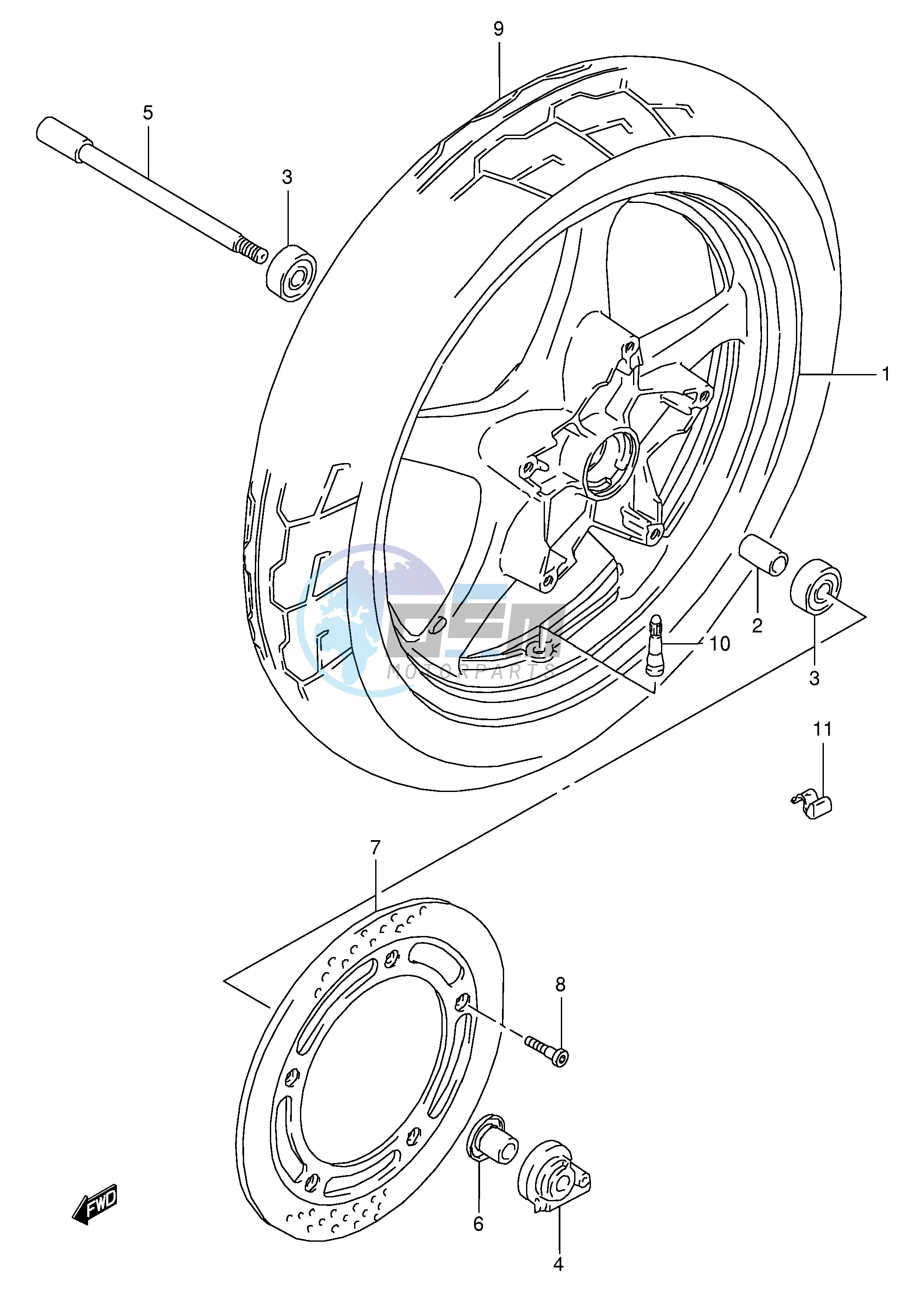 FRONT WHEEL