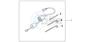 NC700SDD NC700S Dual Cluth ABS 2ED drawing KIT  SUB HARNESS