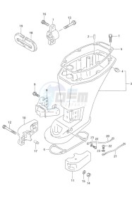 DF 9.9 drawing Driveshaft Housing S/N 652501 to 65XXXX