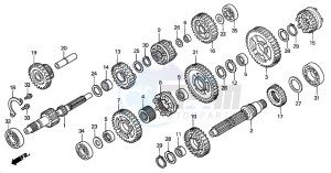 TRX350FE RANCHER 4X4 ES drawing TRANSMISSION