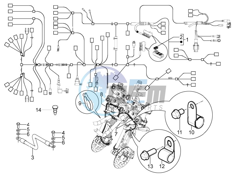 Main cable harness