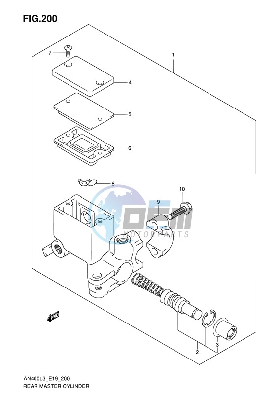 REAR MASTER CYLINDER