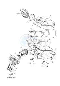 YFM700FWBD YFM70KPAJ KODIAK 700 EPS (B32K) drawing INTAKE