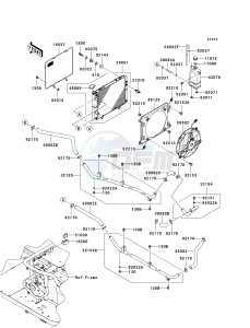 KAF 950 F [MULE 4010 DIESEL 4X4] (F9F-FAF) FAF drawing RADIATOR